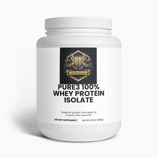 Pure3 100% Whey Protein Isolate (Vanilla)
